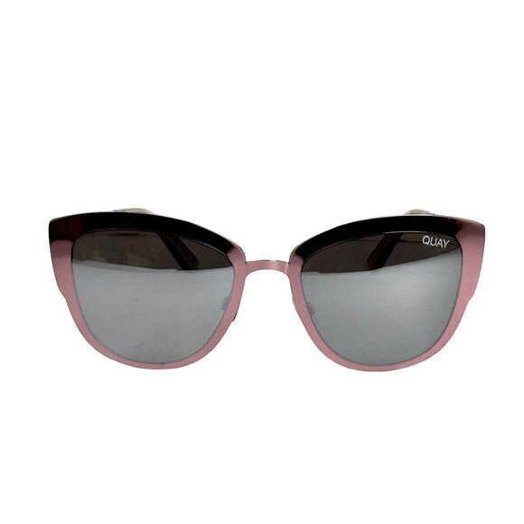 New Quay Super Girl Cat Eye Sunglasses Mirrored Oversized  display picture 1